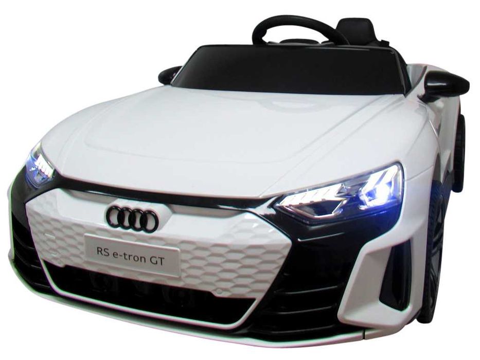 Samochodzik autko auto na akumulator AUDI E-Tron GT białe EVA pilot