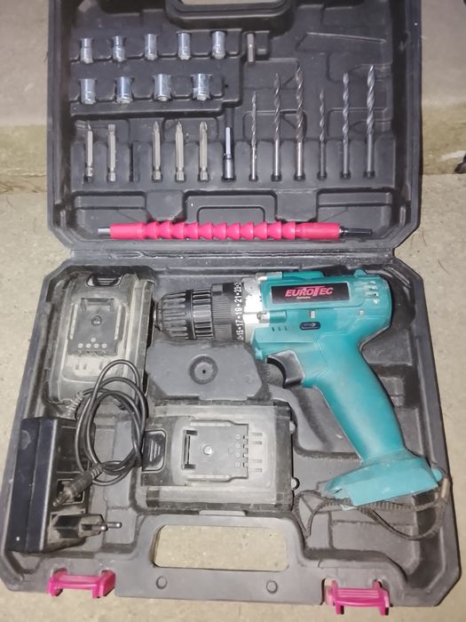 Wkrętarka akumulatorowa euroteck 21 volt