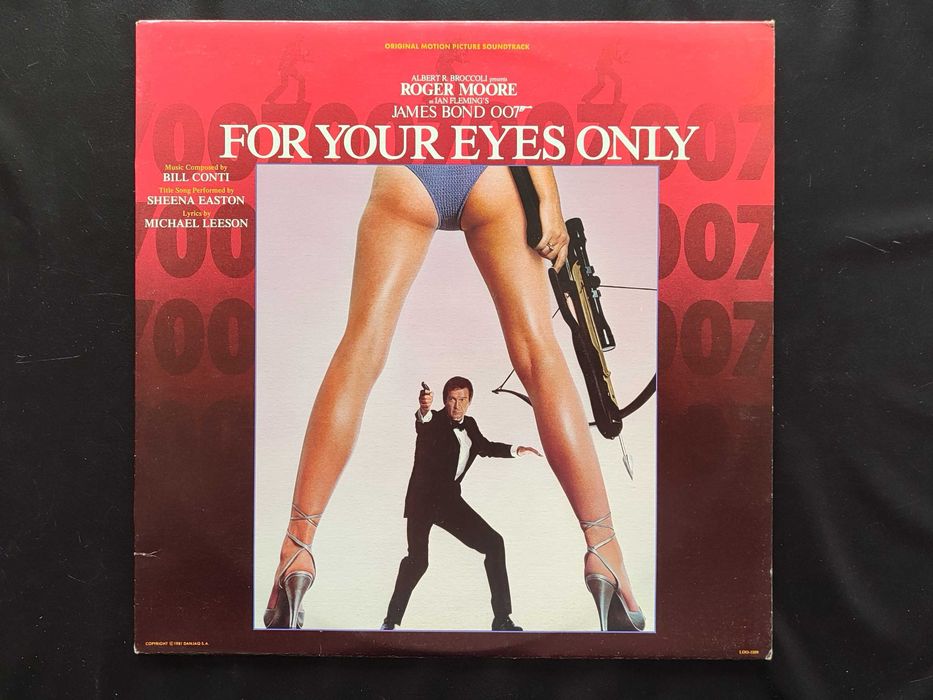 007 For Your Eyes Only | LP vinil; banda sonora do filme (1981)