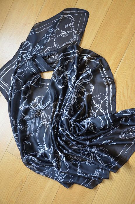 chusta/apaszka/szal chanel jedwab/silk