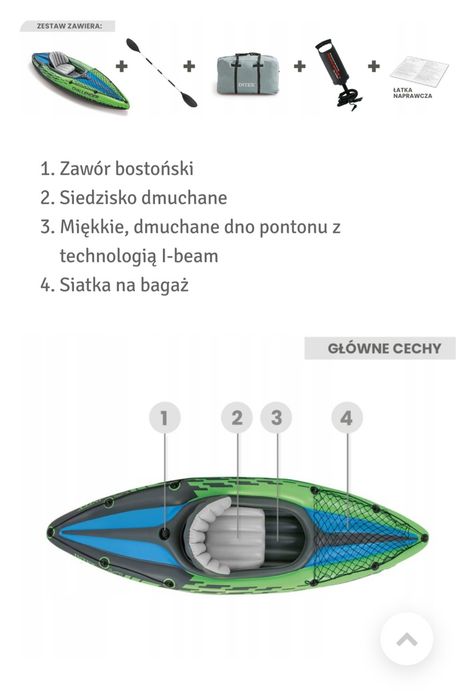 Kajak dmuchany  INTEX