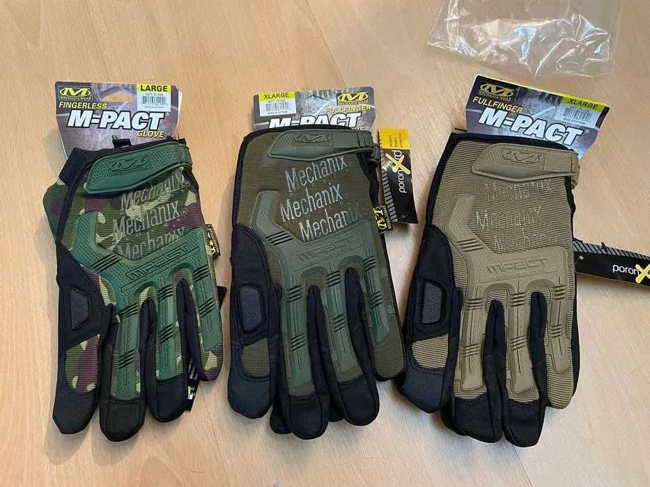Штурмові рукавиці тактичні повнопалі перчатки олива Mechanix M-2XL