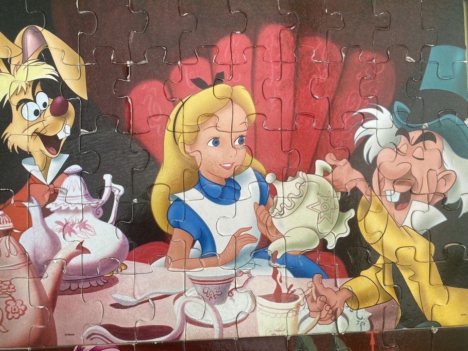 5 Puzzles Alice no Pais das Maravilhas