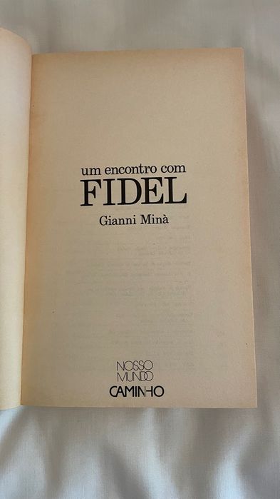 Livro Um Encontro Com Fidel