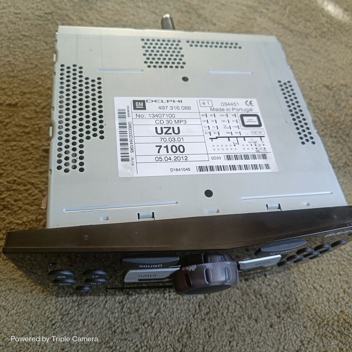 Radio samochodowe CD 30 MP3 Opel Corsa C 2013 r 2Din