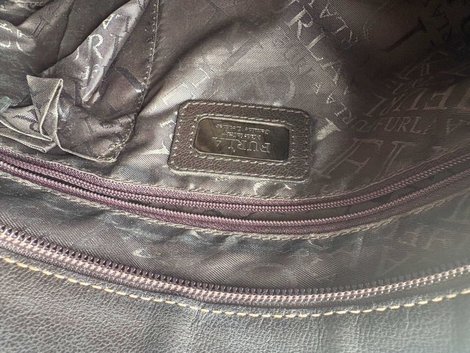 Mala Furla castanha autêntica