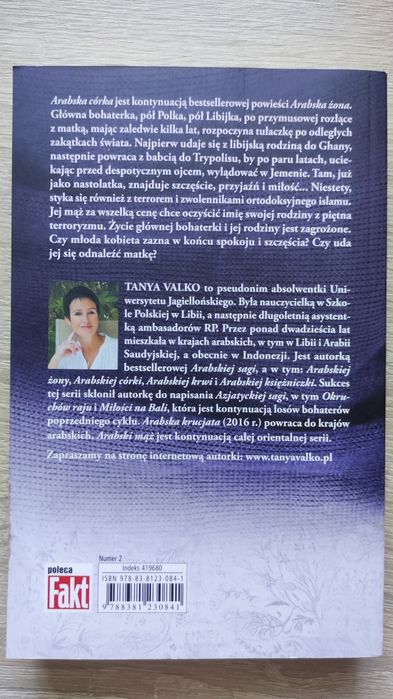 Arabska Córka Tanya Valko
