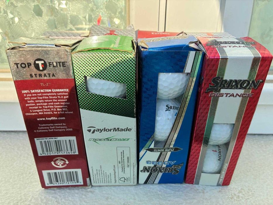 Bolas de Golf NOVAS  8 caixas. Oferta de pitch repairer+30 Tee