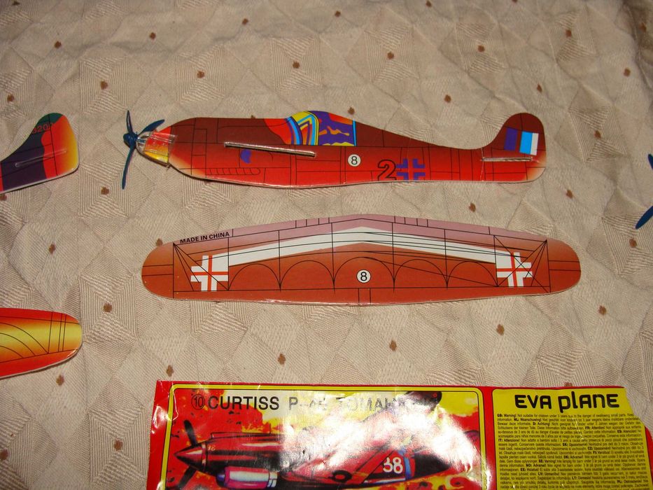 Aviões de Montar em Eva - Power Prop Flying Gliders
