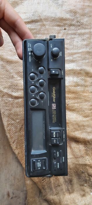 GoldStar AR-205 Auto-Rádio com leitor de cassetes