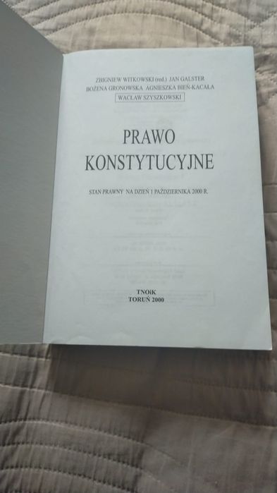 Prawo konstytucyjne Witkowski i inni