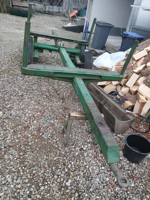 Przyczepa przyczepka lesna tandem