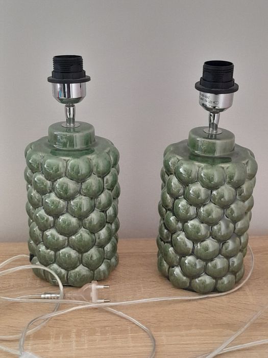 Szwedzkie,ceramiczne lampy 2 szt