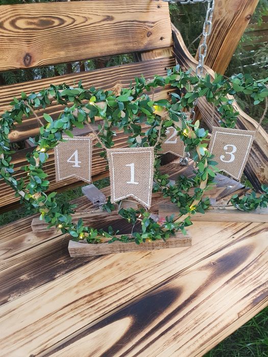 Numerki na stół wesele