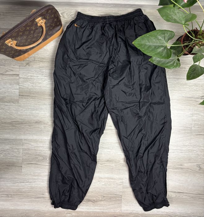 Spodnie elastyczna Nike czarne pants luźne szerokie stan bdb rozm XL