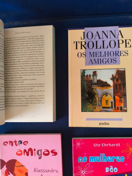 Lote 4 Livros Romances e Histórias de Relações Humanas e Universo Feminino