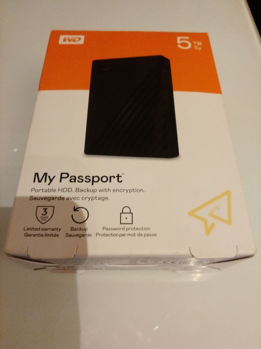 WD My Passport 5TB – Disco Externo USB