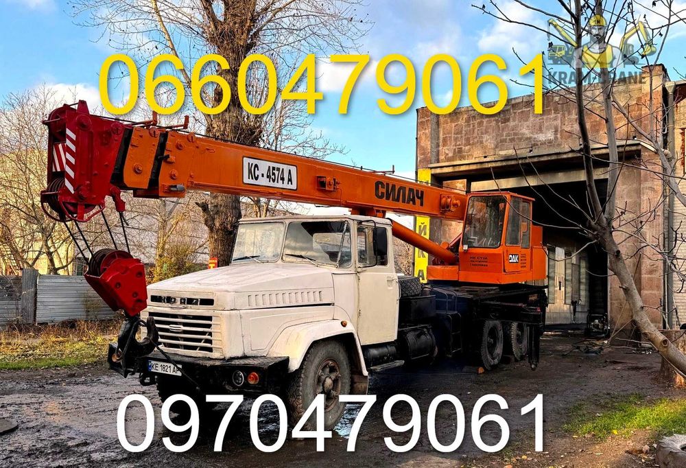 Послуги Кран Автокрана 50т 25т Автовежа 22м 35м Трал Экскаватор