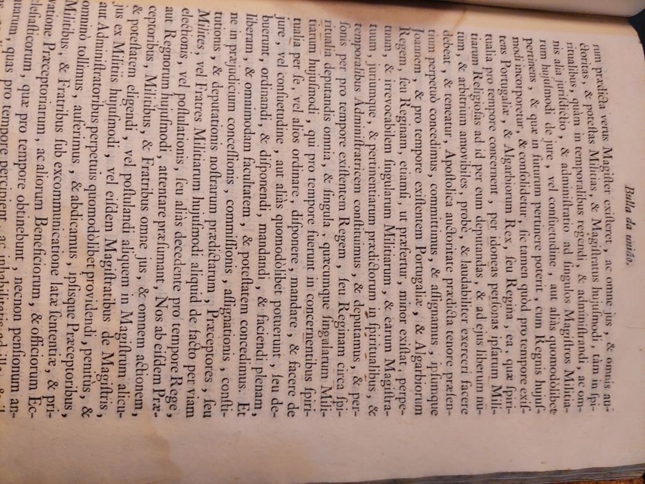 Livro Estatutos e Definições da Ordem de Cristo-1746