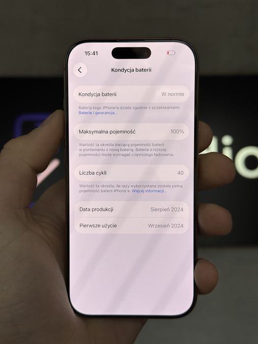 RATY 0% iPhone 16 Pro 256GB BATERIA 100% GWARANCJA 12 miesiecy!!!