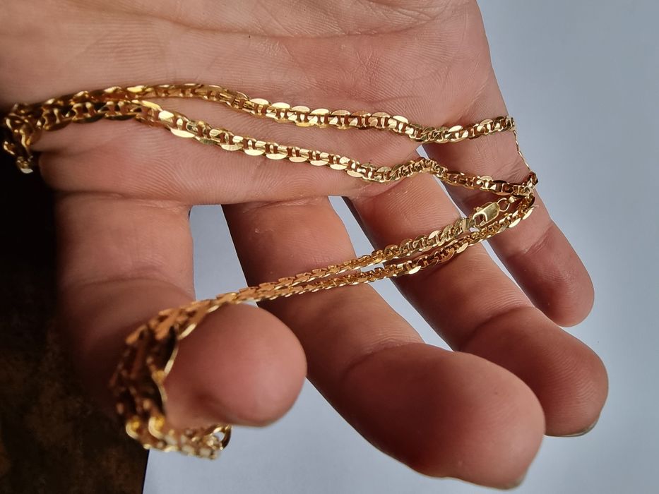 Złoty łańcuszek Splot gucci 8g Nowy 585 14k 55 cm 260 zł/g