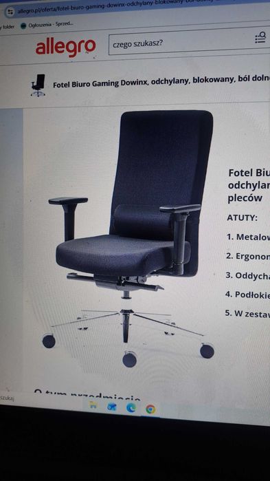 krzesło biurowe nowe