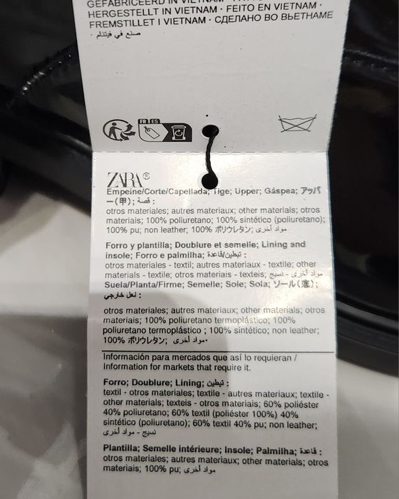 Męskie buty lakierki Zara