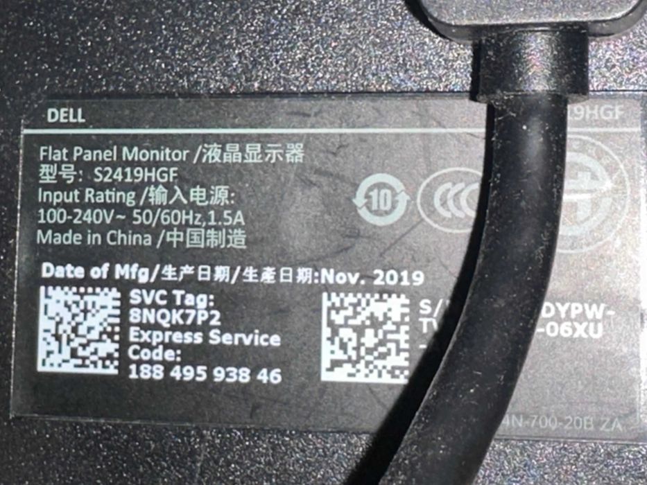 Монитор игровой Dell S2419HGF