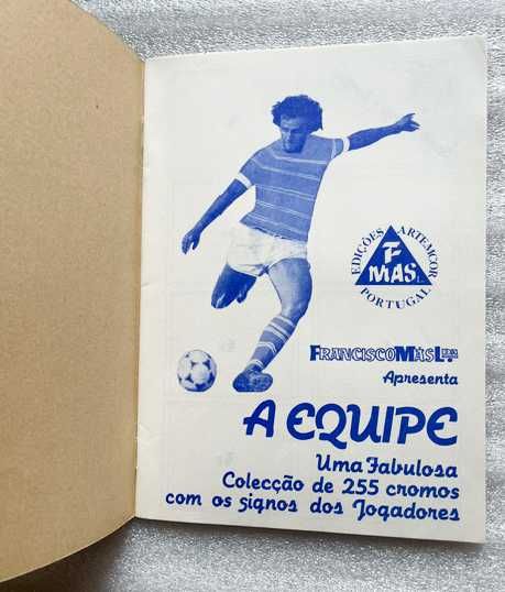 Antiga Caderneta Cromos Vazia ~ "A EQUIPE 83/84" ~ F. Mas