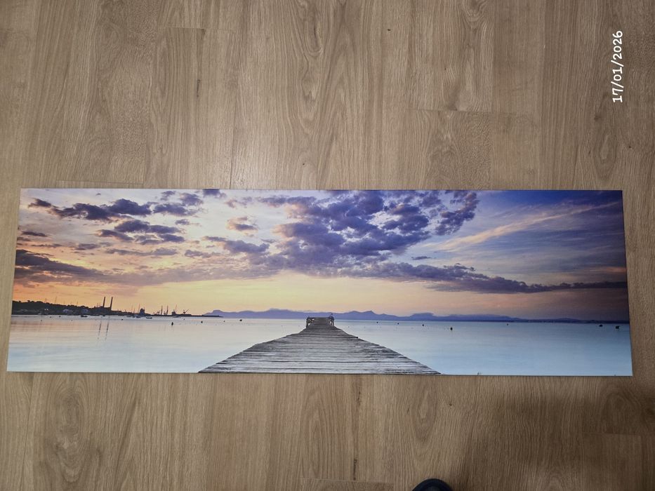 Quadro Tela Paisagem 130x39