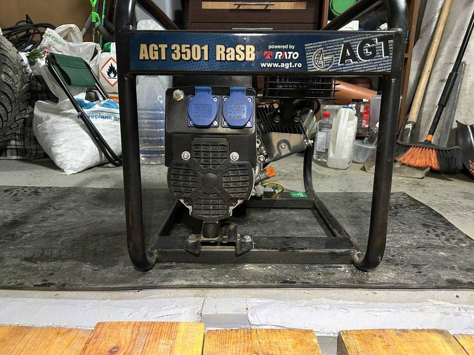 Генератор бензиновый AGT 3501 RaSB SE
