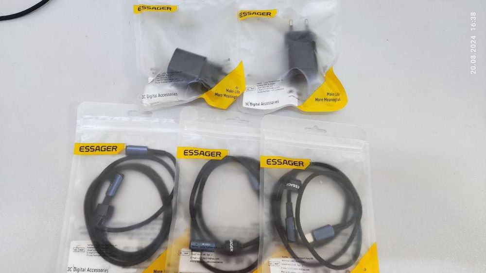 Essager Кабель Type-C на Type-C 100W