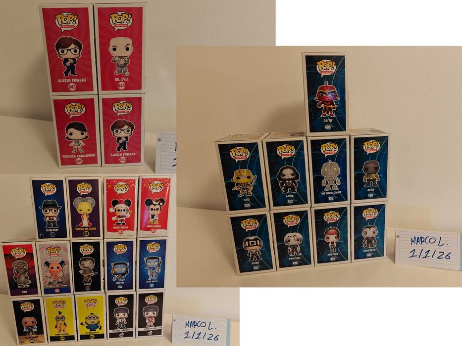 PoP's colecionáveis