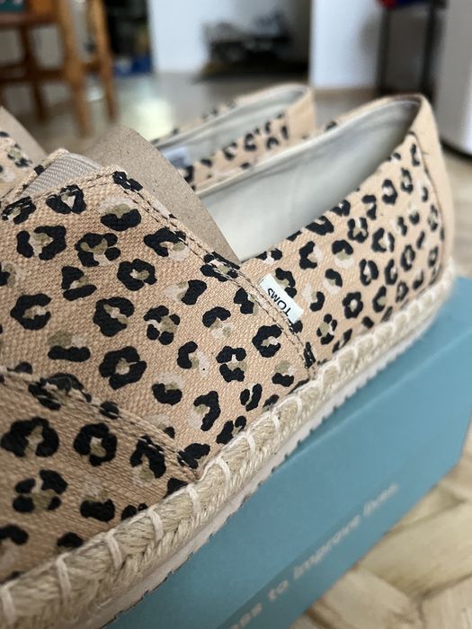 Buty na lato espadryle Toms panterka r 42