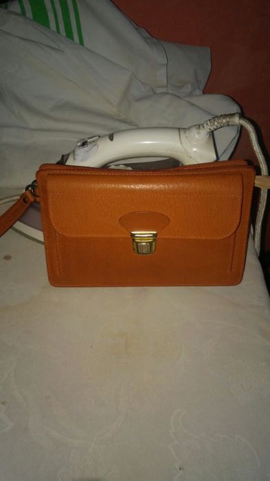 Сумка барсетка кожа