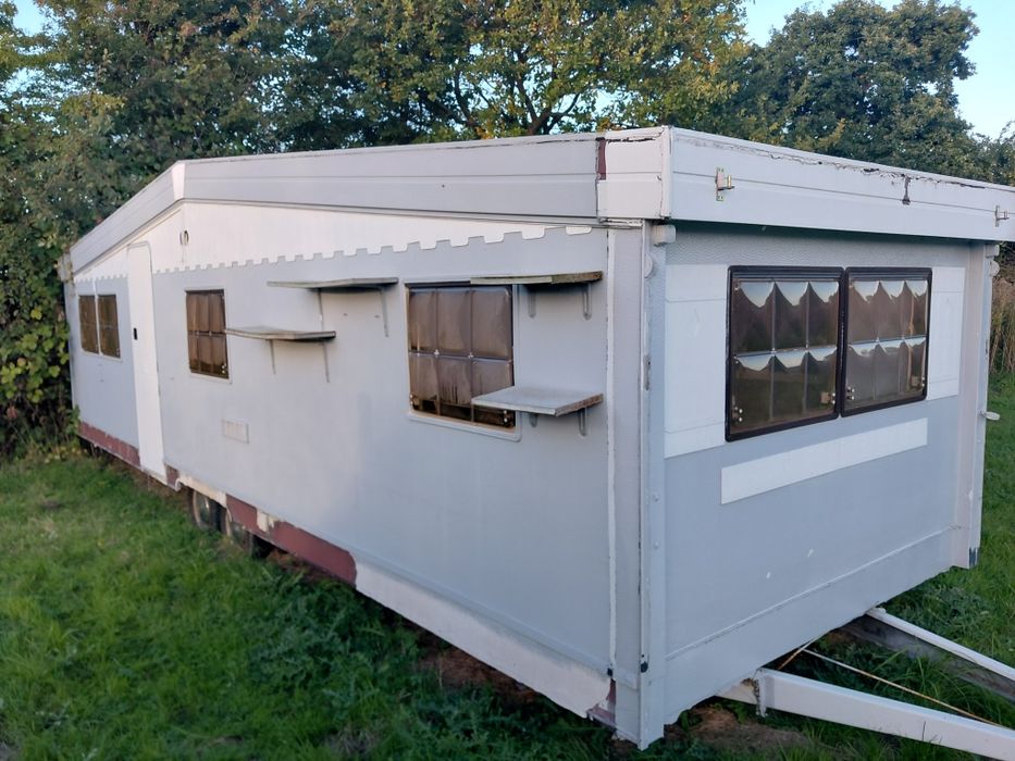 Domek letniskowy przyczepa kempingowa hobby landhaus ,transport , pusta do zagospodarowania