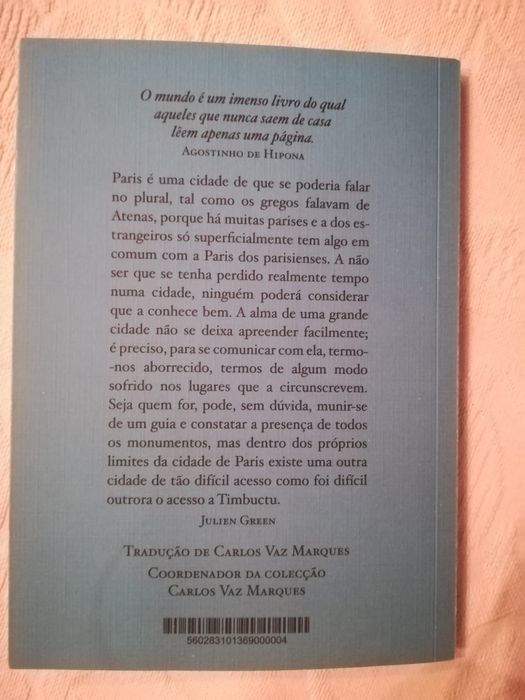 Livro Paris de Julien Green