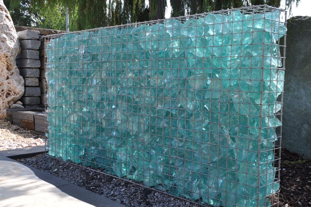 Камінь базальт граніт кварцит ерклез 70-120 сітка для габіонів паркану