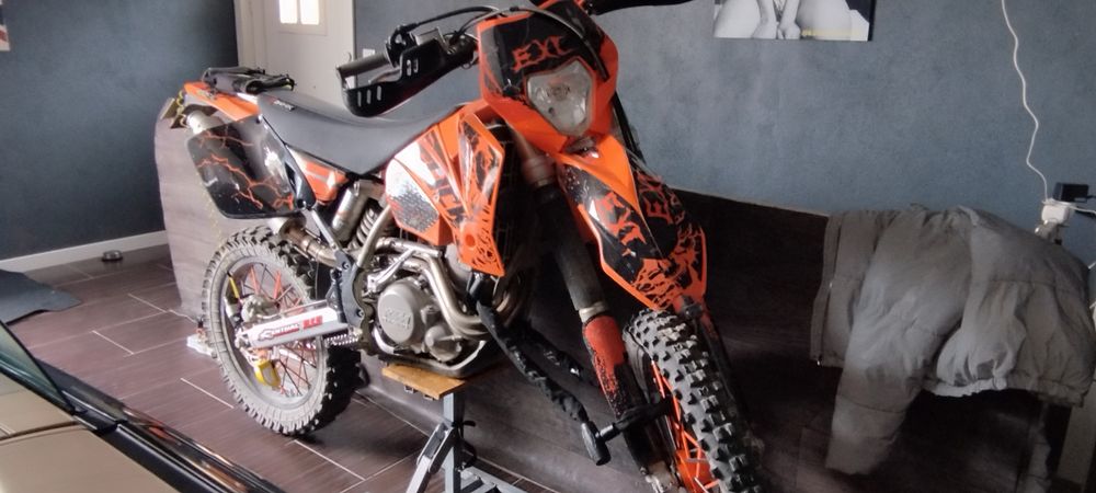 KTM 450 exc 2002 matrículada.