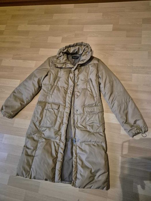 Płaszcz puchowy, Massimo Dutti, idealny