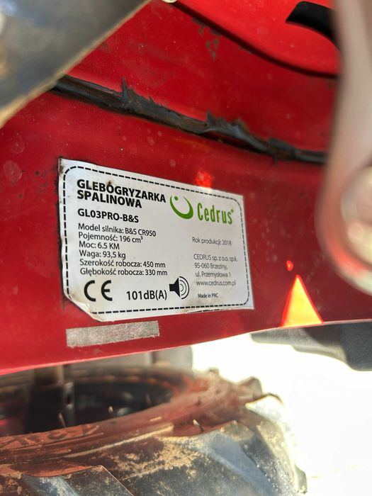 Glebogryzarka spalinowa Cedrus GL03PRO-B$S