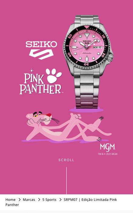 Seiko 5 “ Pink Panthere”