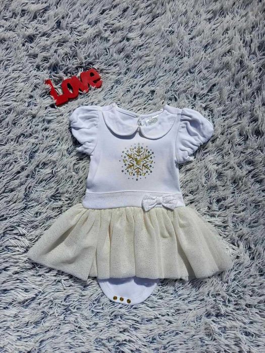 Святковий дитячий костюм-пачка disney мінні маус,бодік,сукня