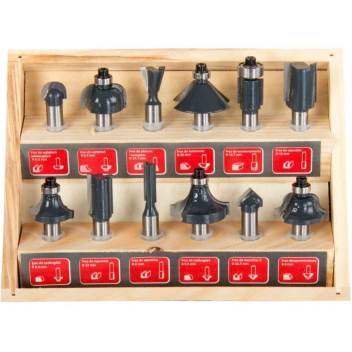 Zestaw Frezów Do Drewna Fi 8 Mm