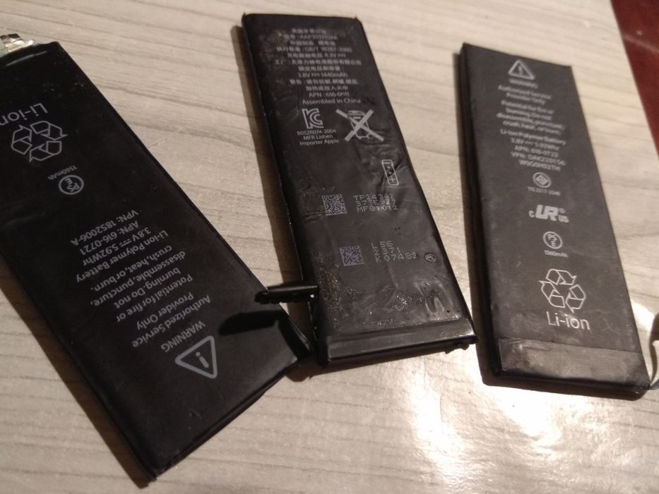IPhon/Apple, батареї.