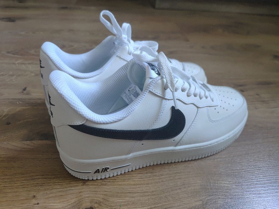 Buty af1 bialo czarne