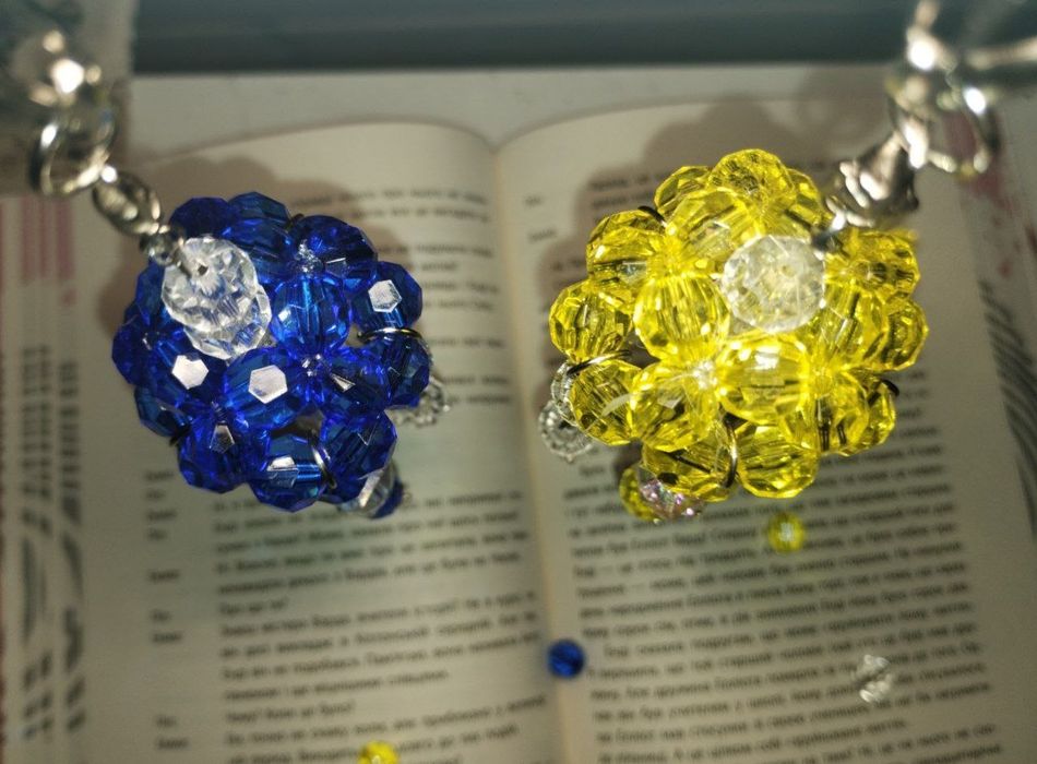 Брелоки Медузки з намистин