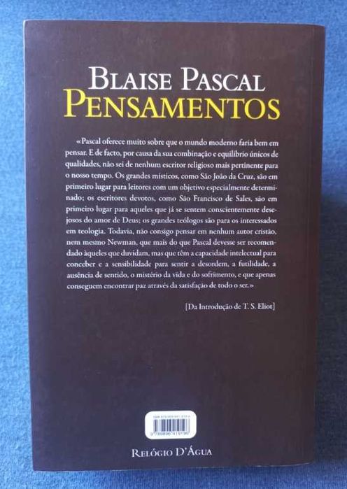 Pensamentos - Blaise Pascal