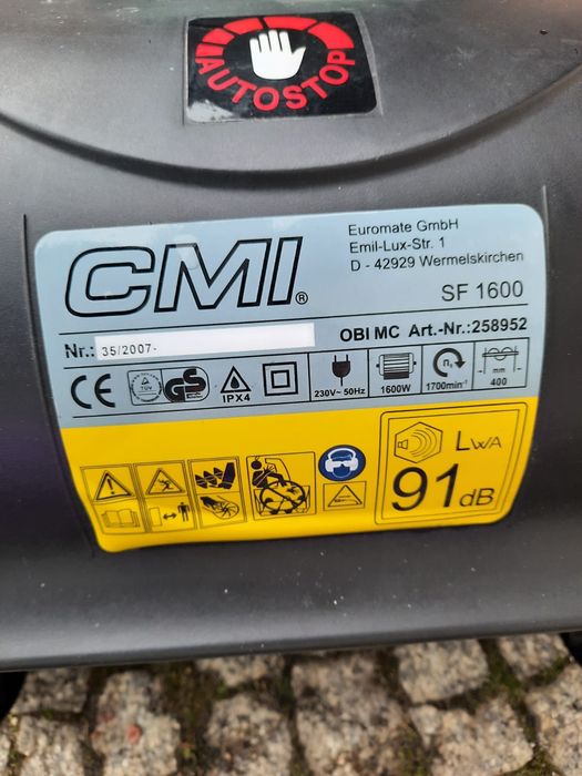 Odśnieżarka Cmi na prąd
