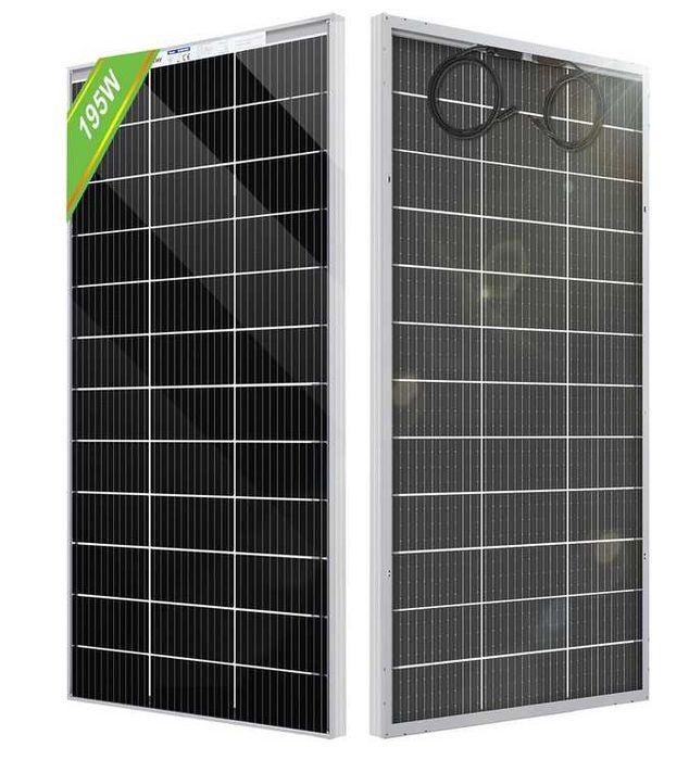 Kit Painel Solar Mono 120W a 200W Cont. Carga Solar MPPT Par Cabos MC4
